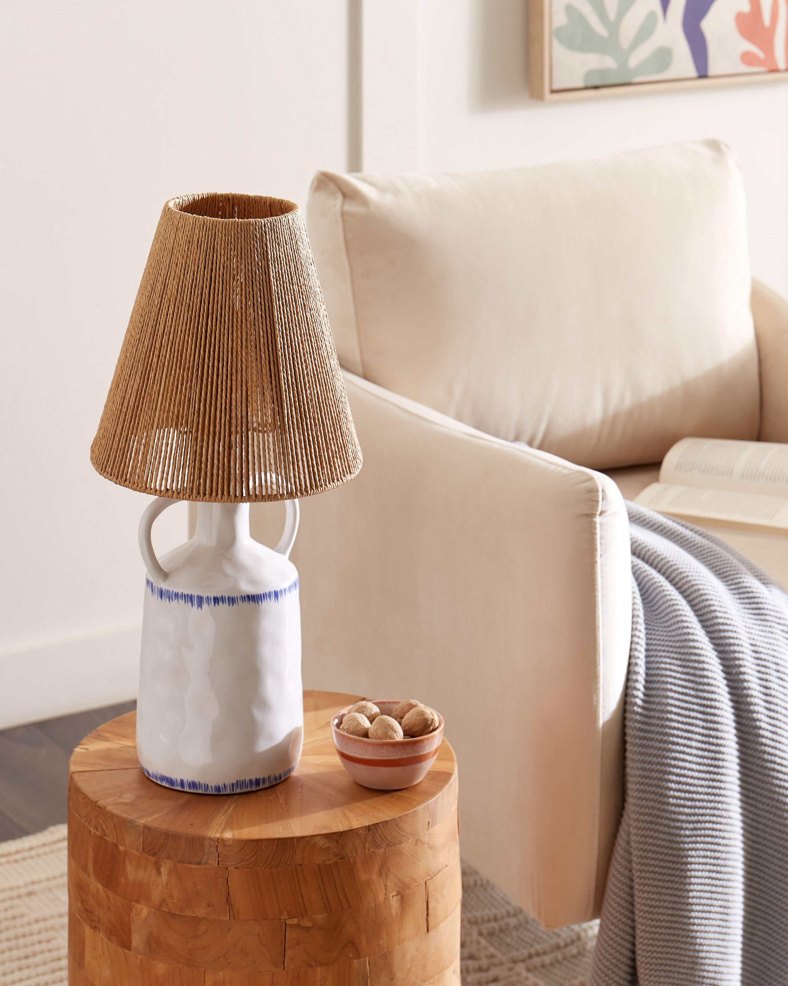 Beliani Lampe à poser en Céramique Boho LARISSOS  