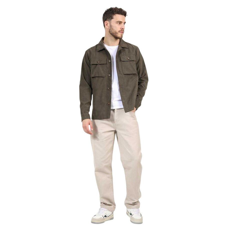Brave Soul Giacca Monopetto con Tasche Petto  