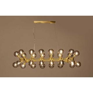 KARE Design Hängeleuchte Atomic Balls Brass 140  