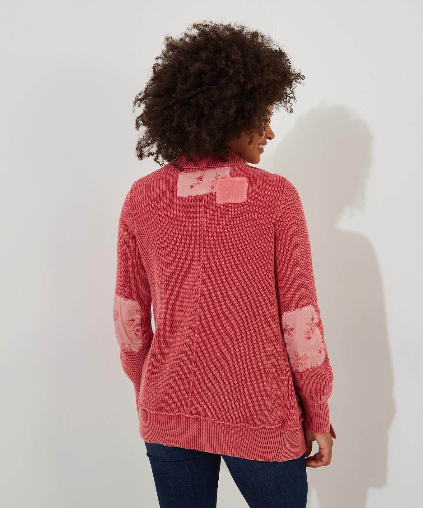 Joe Browns  Cardigan mit floralem Patchwork von Kante zu Kante 