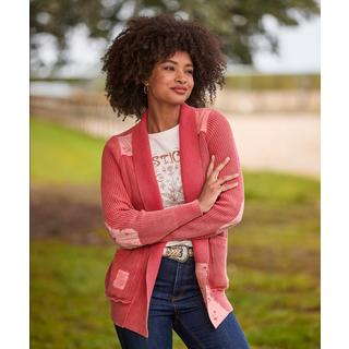 Joe Browns  Cardigan mit floralem Patchwork von Kante zu Kante 