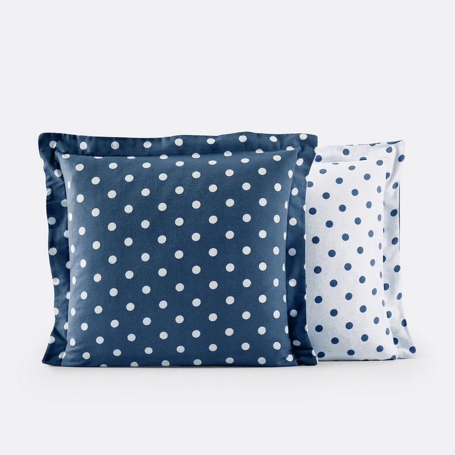 La Redoute Intérieurs Taie d'oreiller Clarisse Flanelle à Pois  