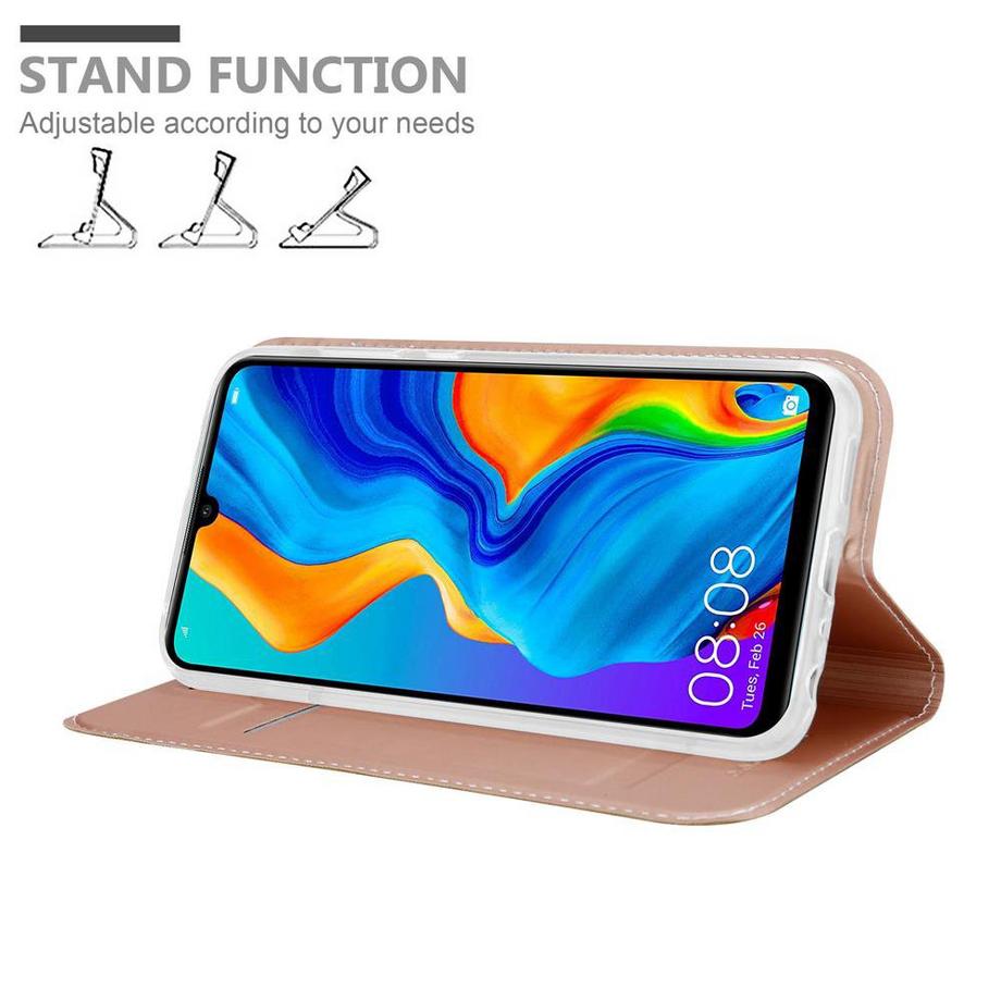 Cadorabo  Housse compatible avec Huawei P30 LITE - Coque de protection avec fermeture magnétique, fonction de support et compartiment pour carte 