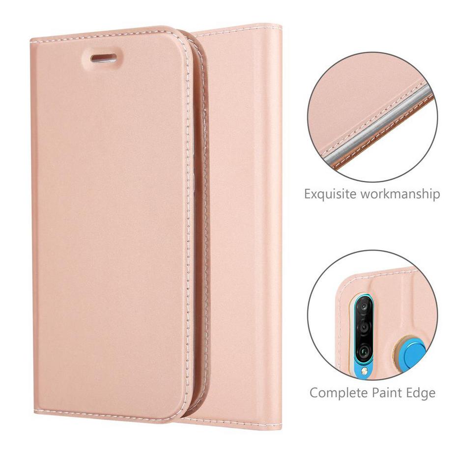 Cadorabo  Housse compatible avec Huawei P30 LITE - Coque de protection avec fermeture magnétique, fonction de support et compartiment pour carte 
