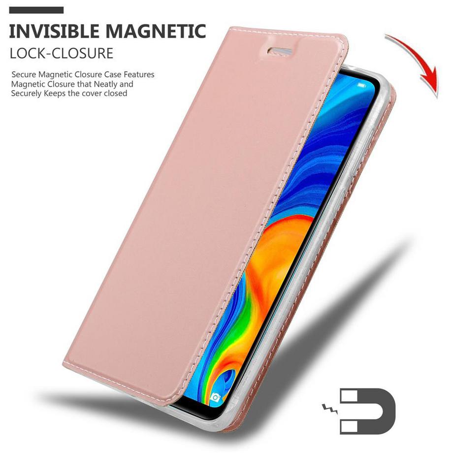 Cadorabo  Housse compatible avec Huawei P30 LITE - Coque de protection avec fermeture magnétique, fonction de support et compartiment pour carte 