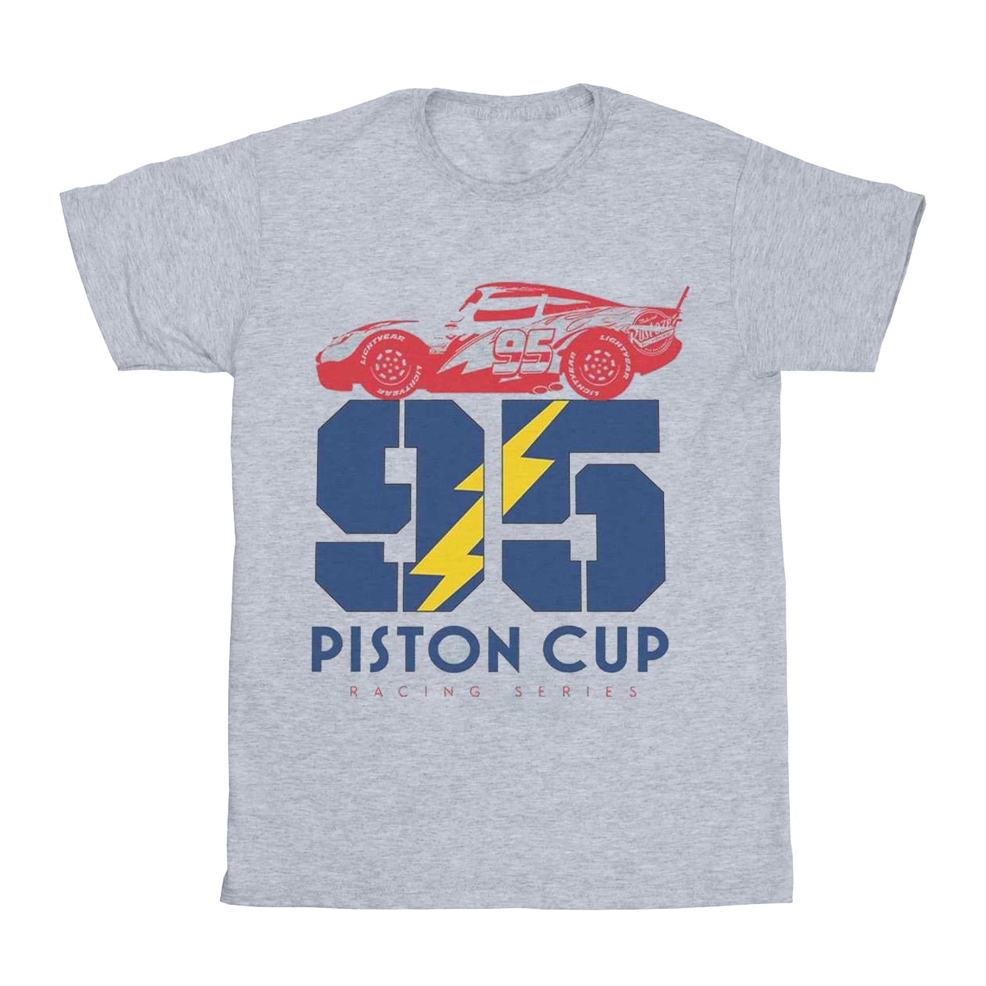 Image of Cars Piston Cup 95 Tshirt Mädchen Grau 128