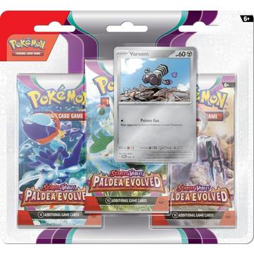 TCG: Scarlet & Violet - Paldea Evolved Varoom 3-Pack Blisters - EN