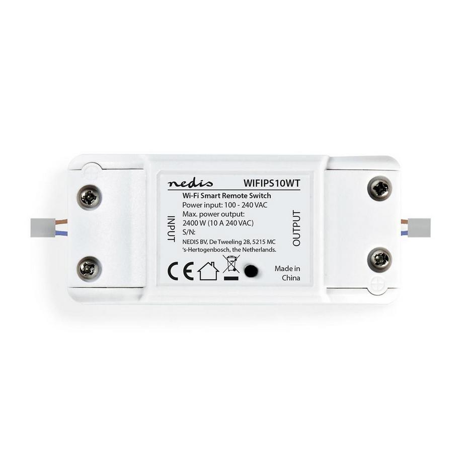 Nedis  SmartLife Switch | Wi-Fi | 2400 W | Anschlussdose | App verfügbar für: Android™ / IOS. 