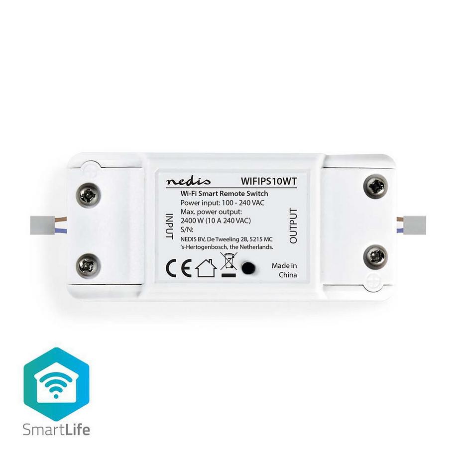 Nedis  SmartLife Switch | Wi-Fi | 2400 W | Anschlussdose | App verfügbar für: Android™ / IOS. 