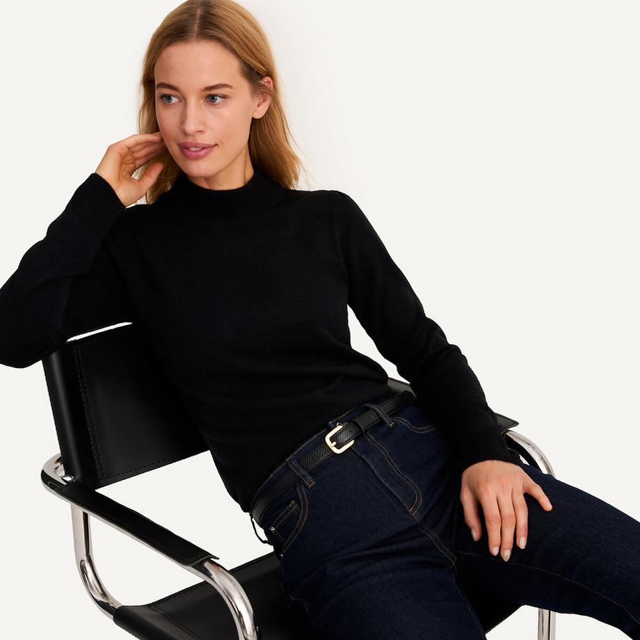 La Redoute Collections Weicher Strick Stehkragenpullover  