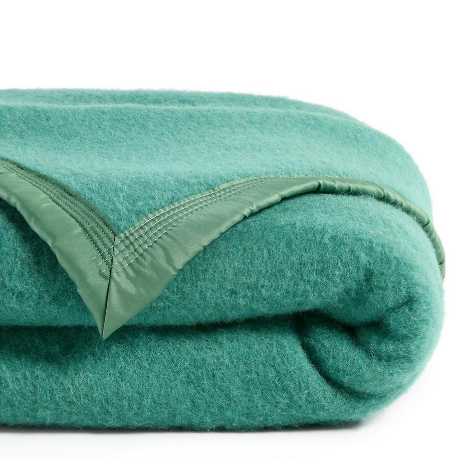 La Redoute Intérieurs Couverture laine vierge Woolmark 600 g/m²  