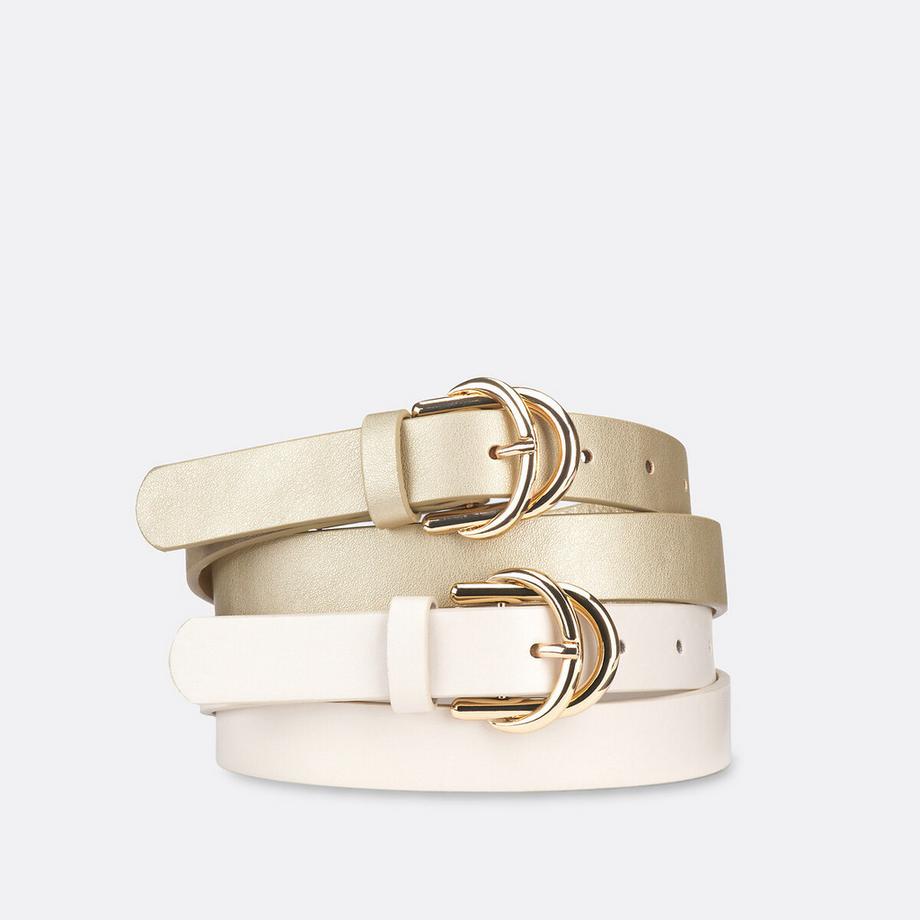 La Redoute Collections 2er-Pack Gürtel  