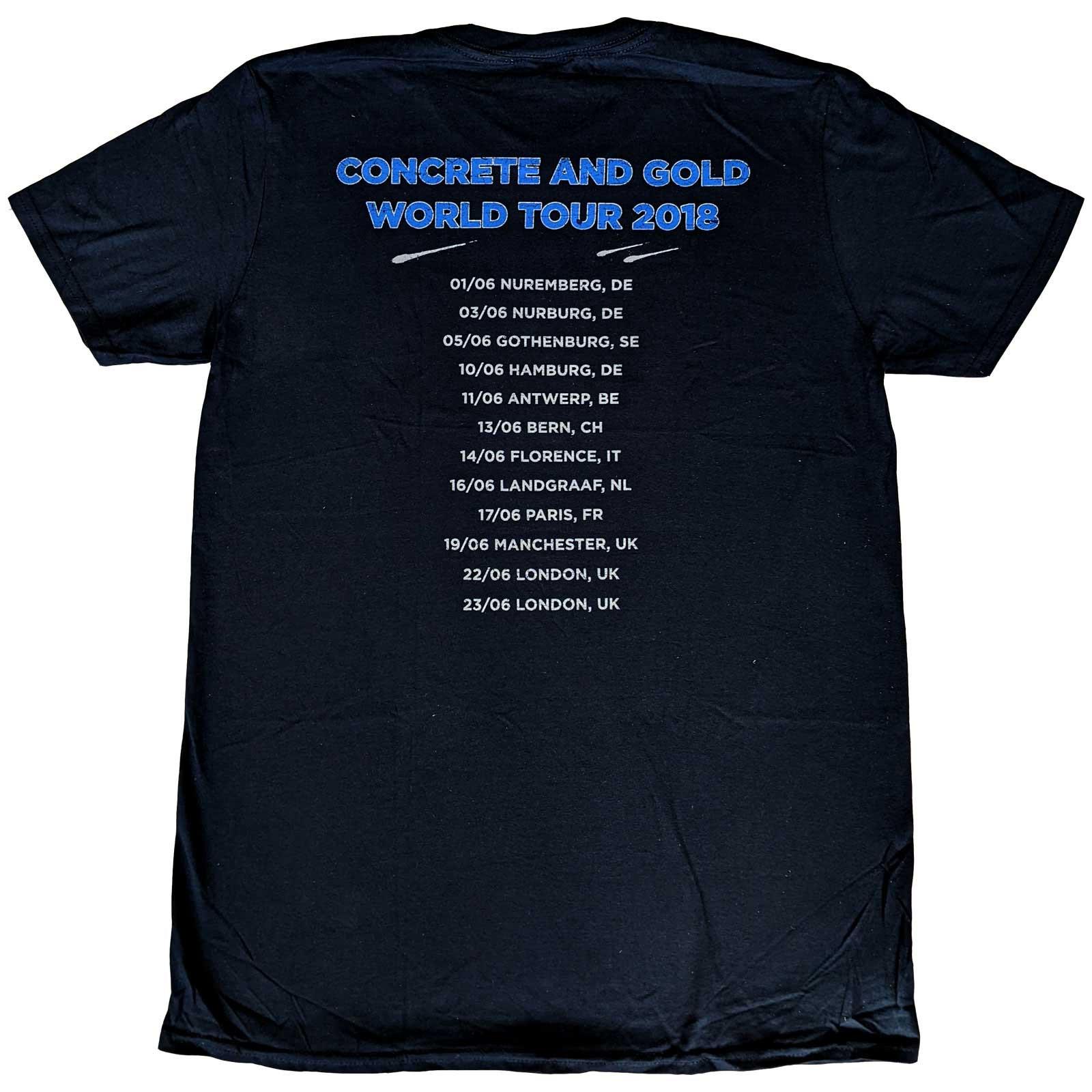 Foo Fighters Concrete and Gold World Tour 2018 T-Shirt  