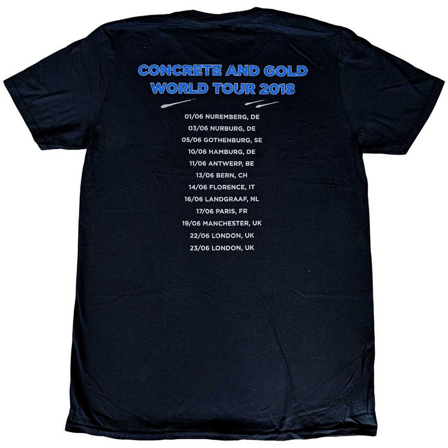 Foo Fighters Concrete and Gold World Tour 2018 T-Shirt  