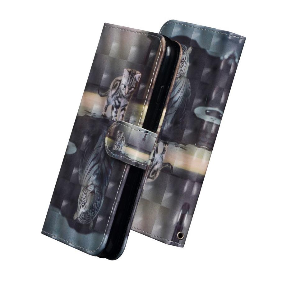 Cover-Discount  iPhone XS / X - Custodia in pelle effetto glitterato 