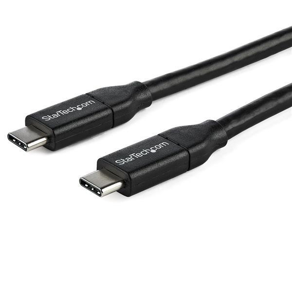 Image of StarTech.com USB-C auf USB-C Kabel mit 5A Power Delivery - StSt - 1m - USB 2.0 - USB-IF zertifiziert