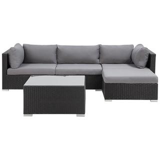 Beliani Lounge Set aus PE Rattan Klassisch SANO  