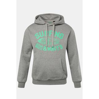 JP1880  Hoodie, Kapuzensweater, Brust-Print 