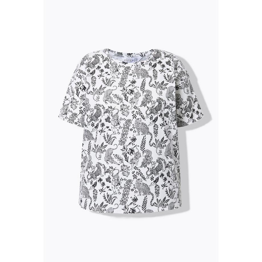 Studio Untold Oversized Leo Print T-Shirt  