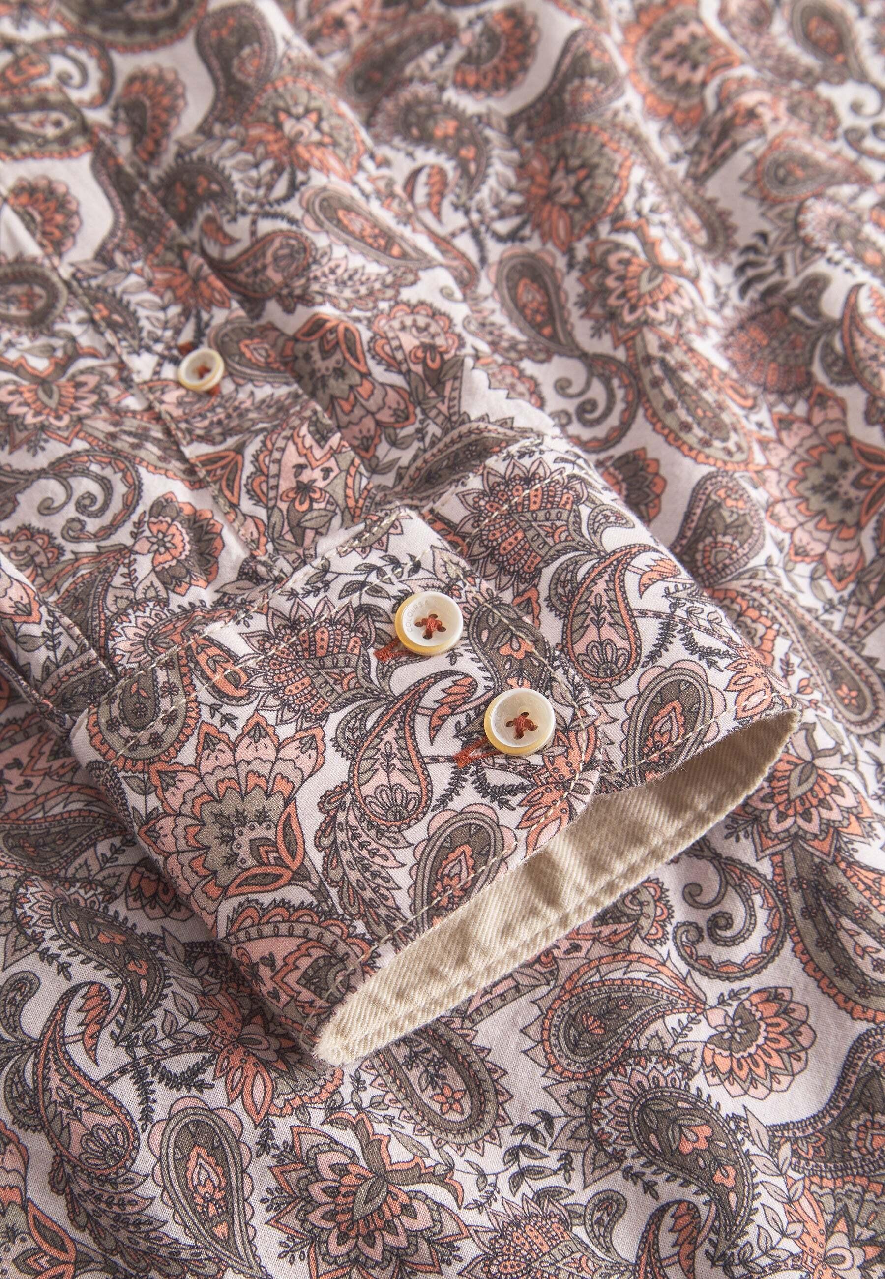 Colours & Sons  Langarmhemd Shirt Printed 