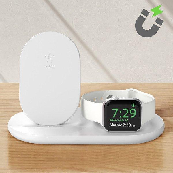 belkin  Chargeur Qi iPhone Airpods iWatch 