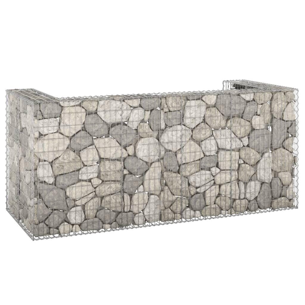 VidaXL Mur de gabion acier  