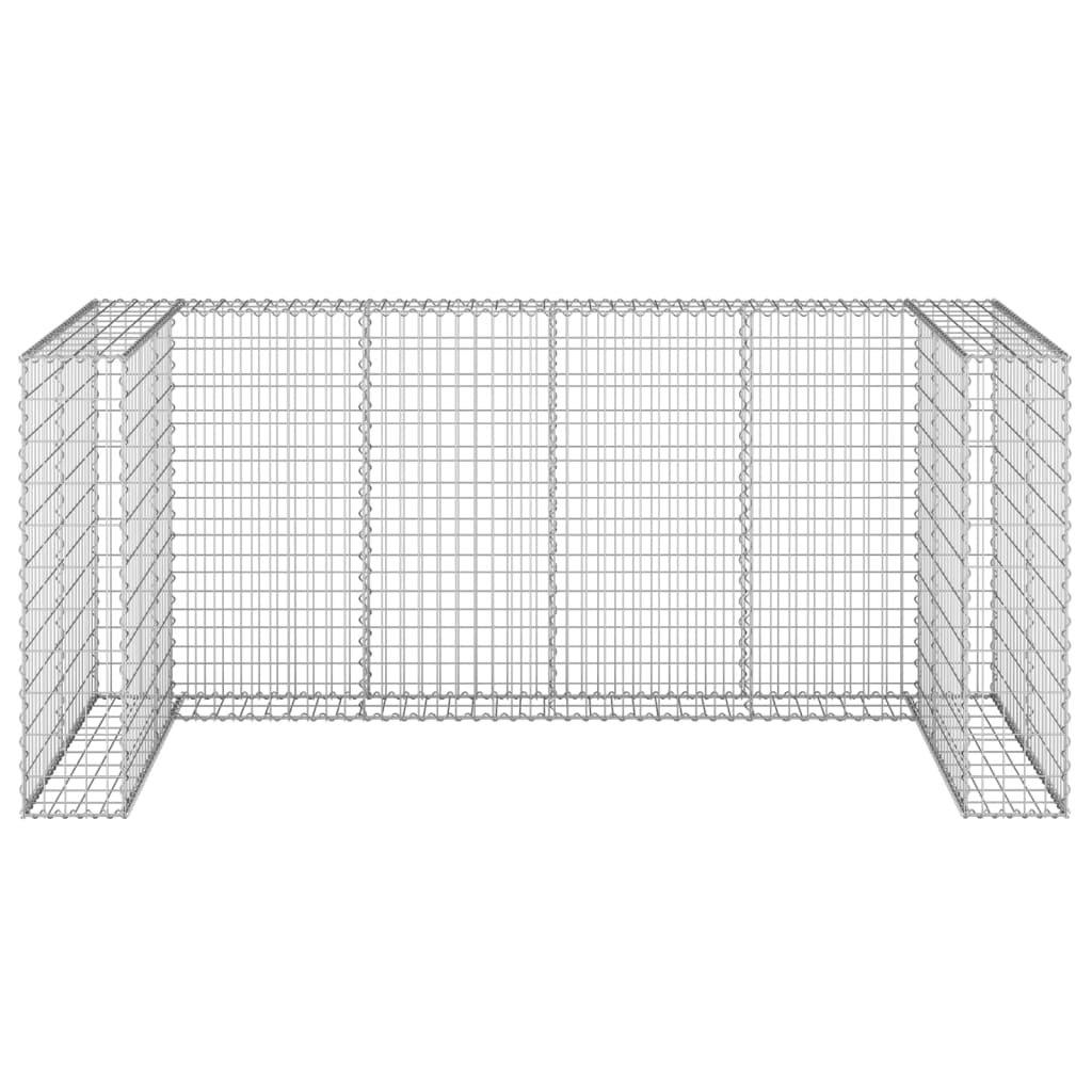 VidaXL Mur de gabion acier  