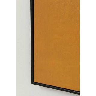 KARE Design Quadro con cornice Forme astratte giallo 113x113  