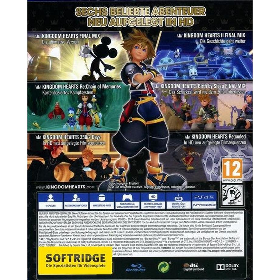 Square-Enix  Kingdom Hearts HD 1.5 & 2.5 Remix 