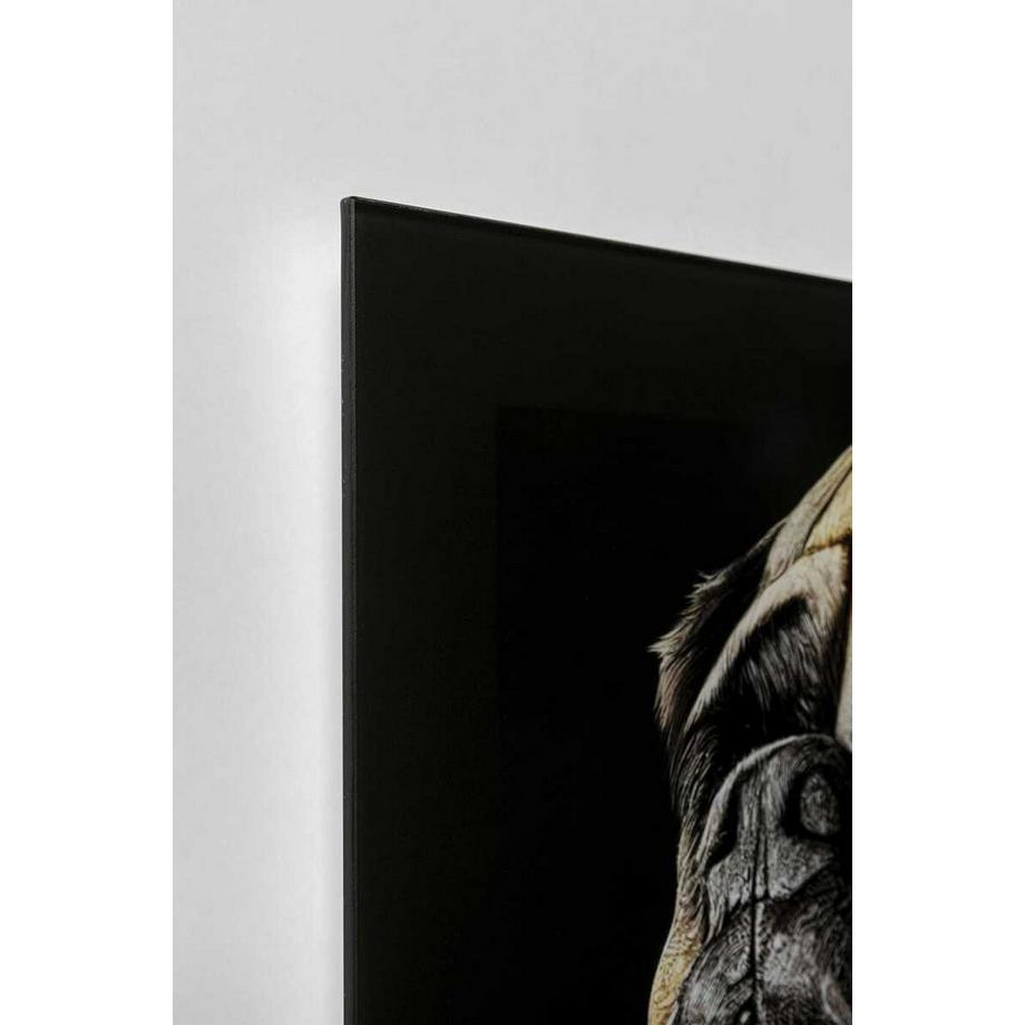 KARE Design Glasbild King Pug 40x60  