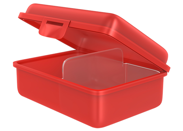 fizzy Fizzii Lunchbox mit Trennfach, Feuerwehr  