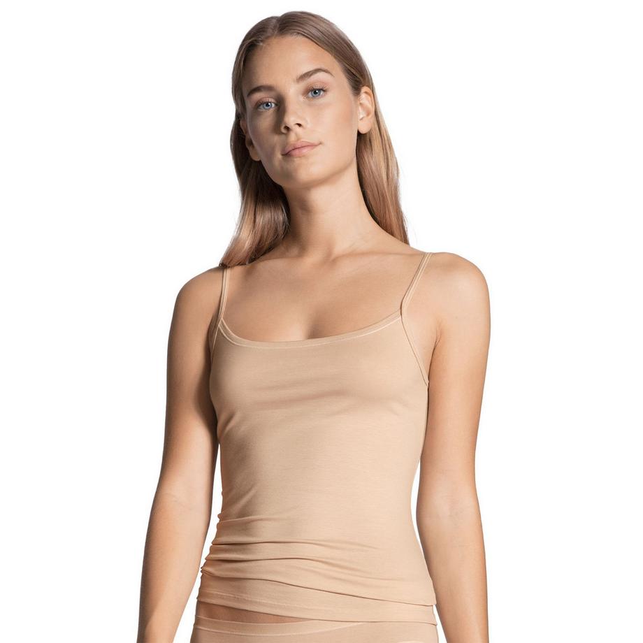 CALIDA Stretch Natural Comfort Spaghetti Top Lot de 2  
