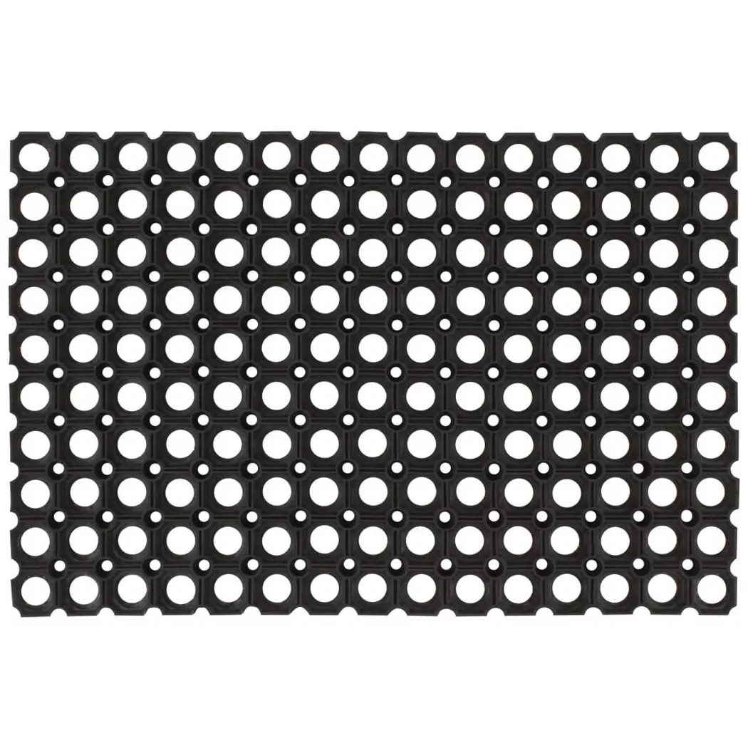 Paillasson rectangulaire 40x60 cm caoutchouc vidaXL