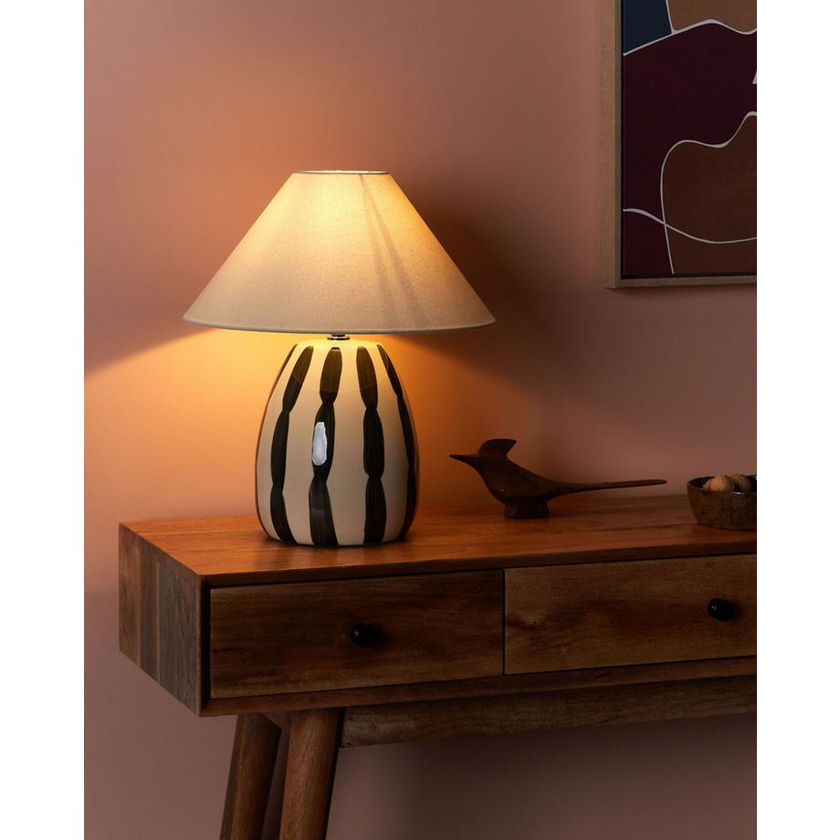 Beliani Lampada da tavolo en Ceramica  LUCHETTI  