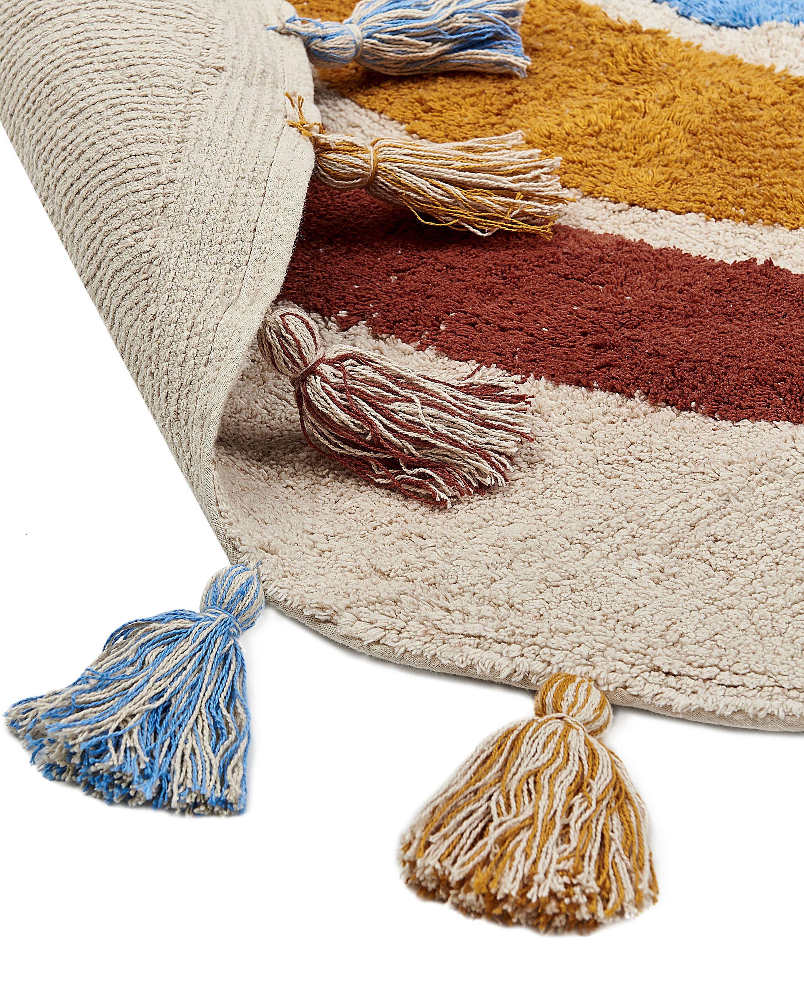 Beliani Tapis enfant en Coton Boho YAGCI  