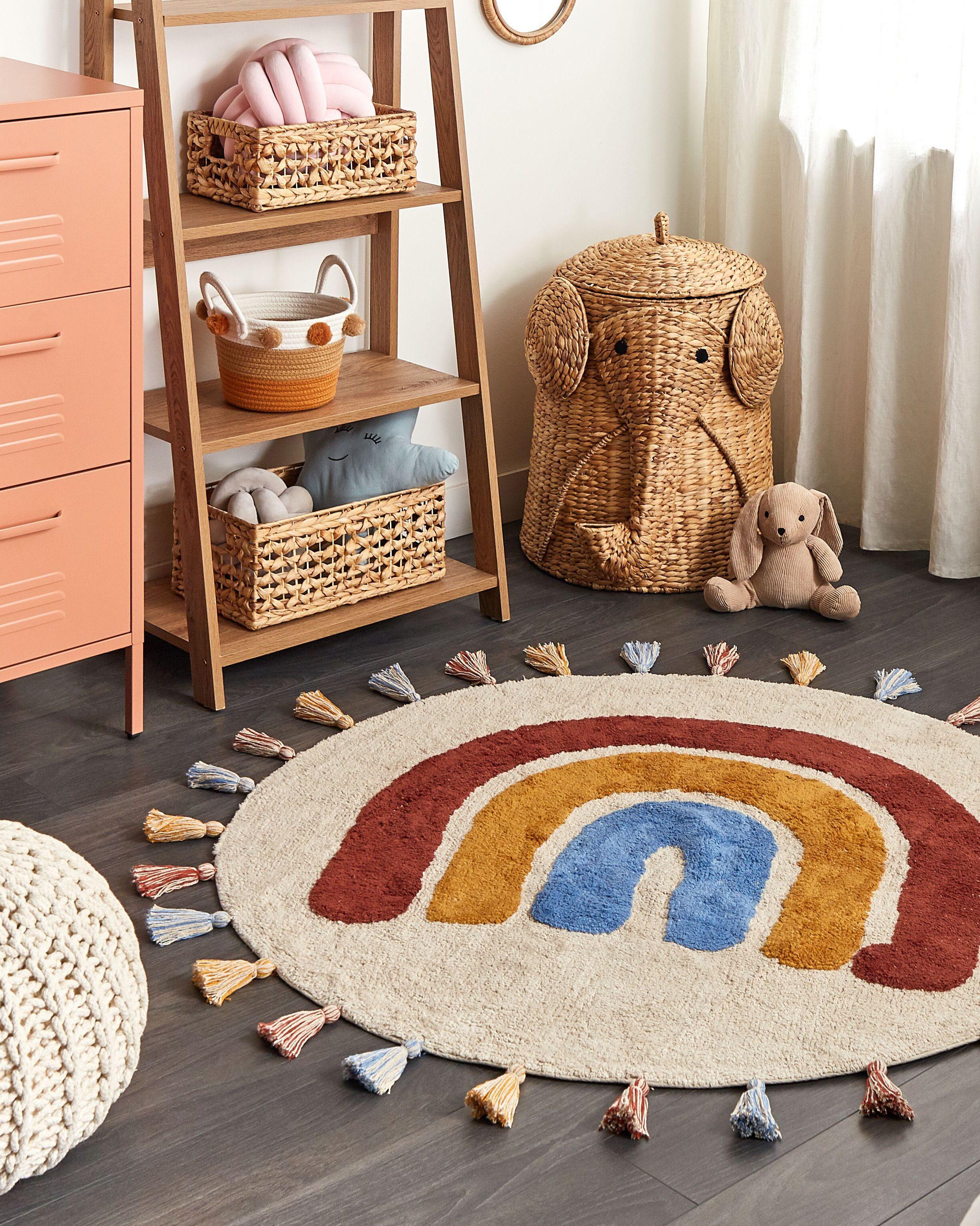 Beliani Tapis enfant en Coton Boho YAGCI  