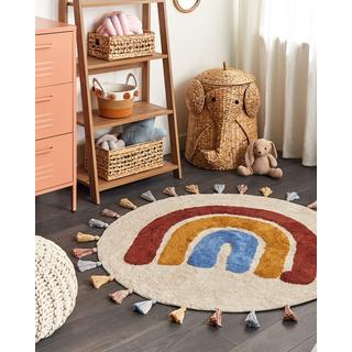 Beliani Tapis enfant en Coton Boho YAGCI  