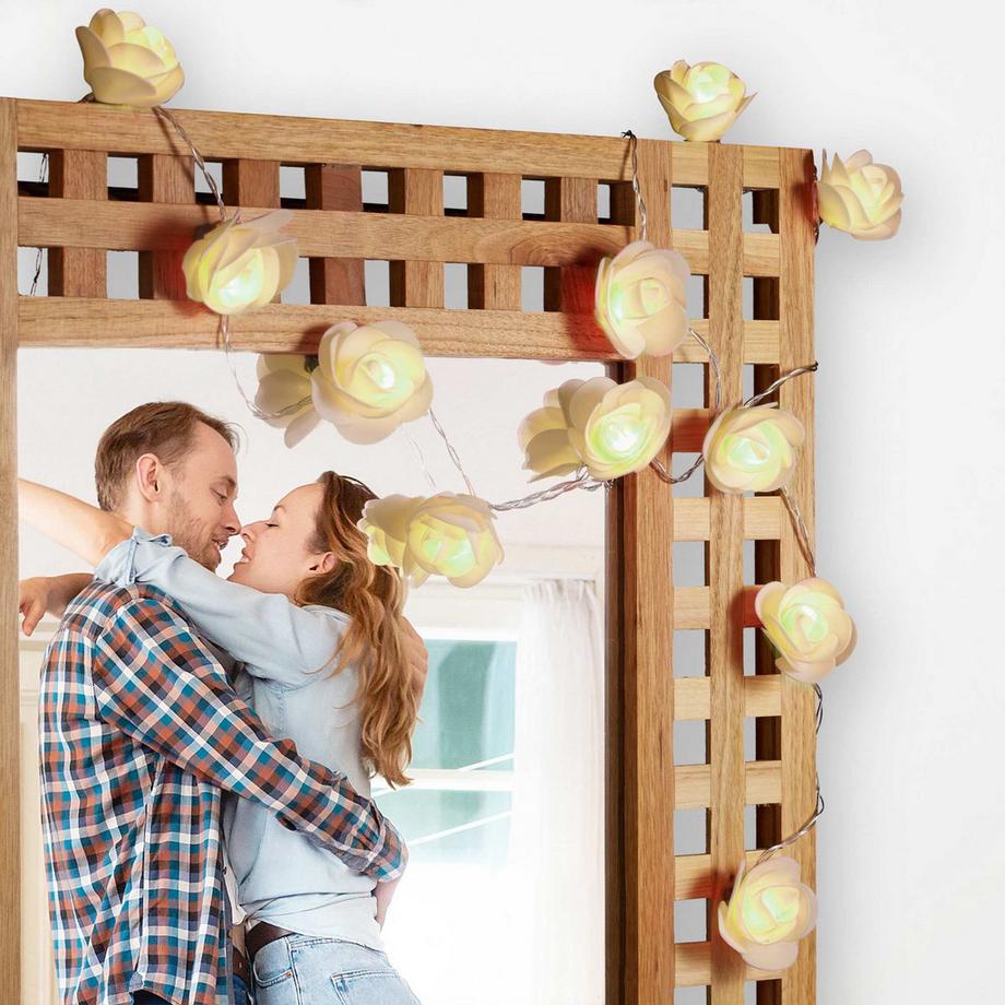 B2X  Guirlande lumineuse de roses 