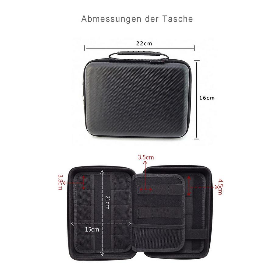 Only-bags.store  USB-Speicherstick-Organizer-Aufbewahrungstasche 