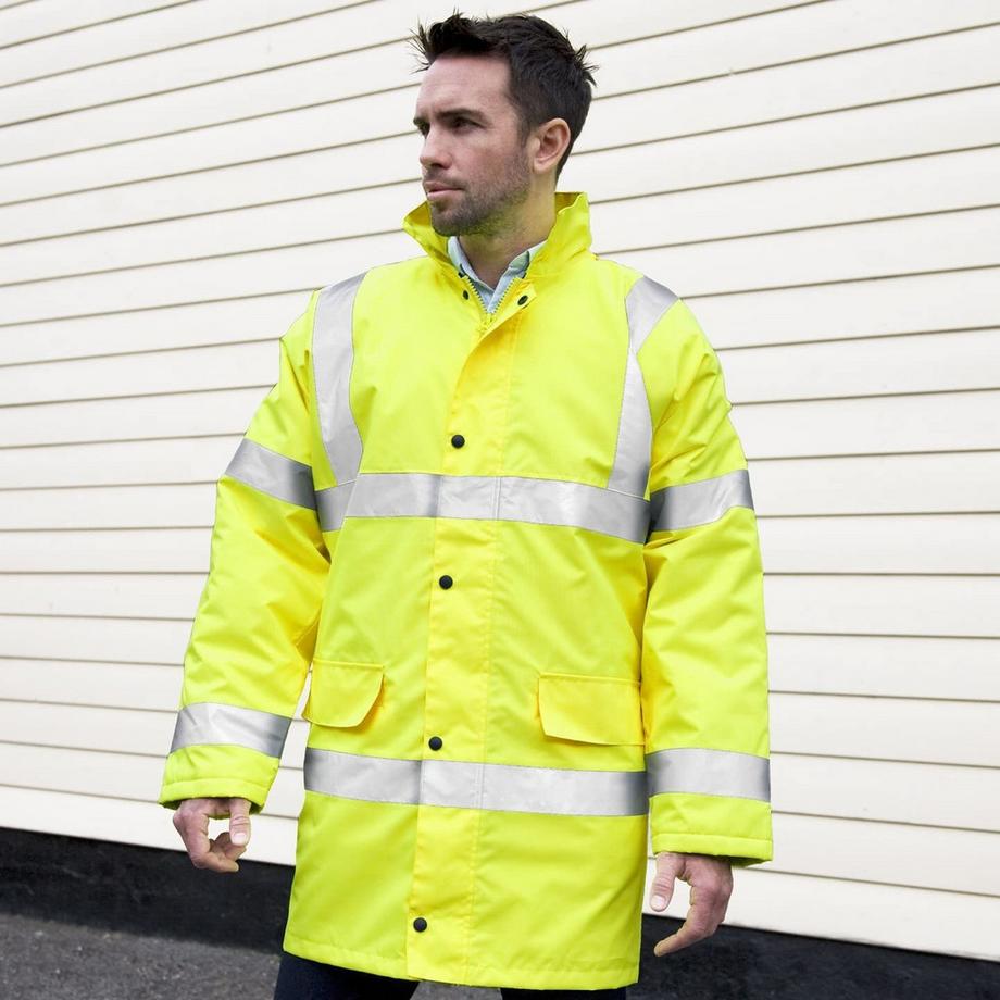 Result High Viz Motorway Parka  