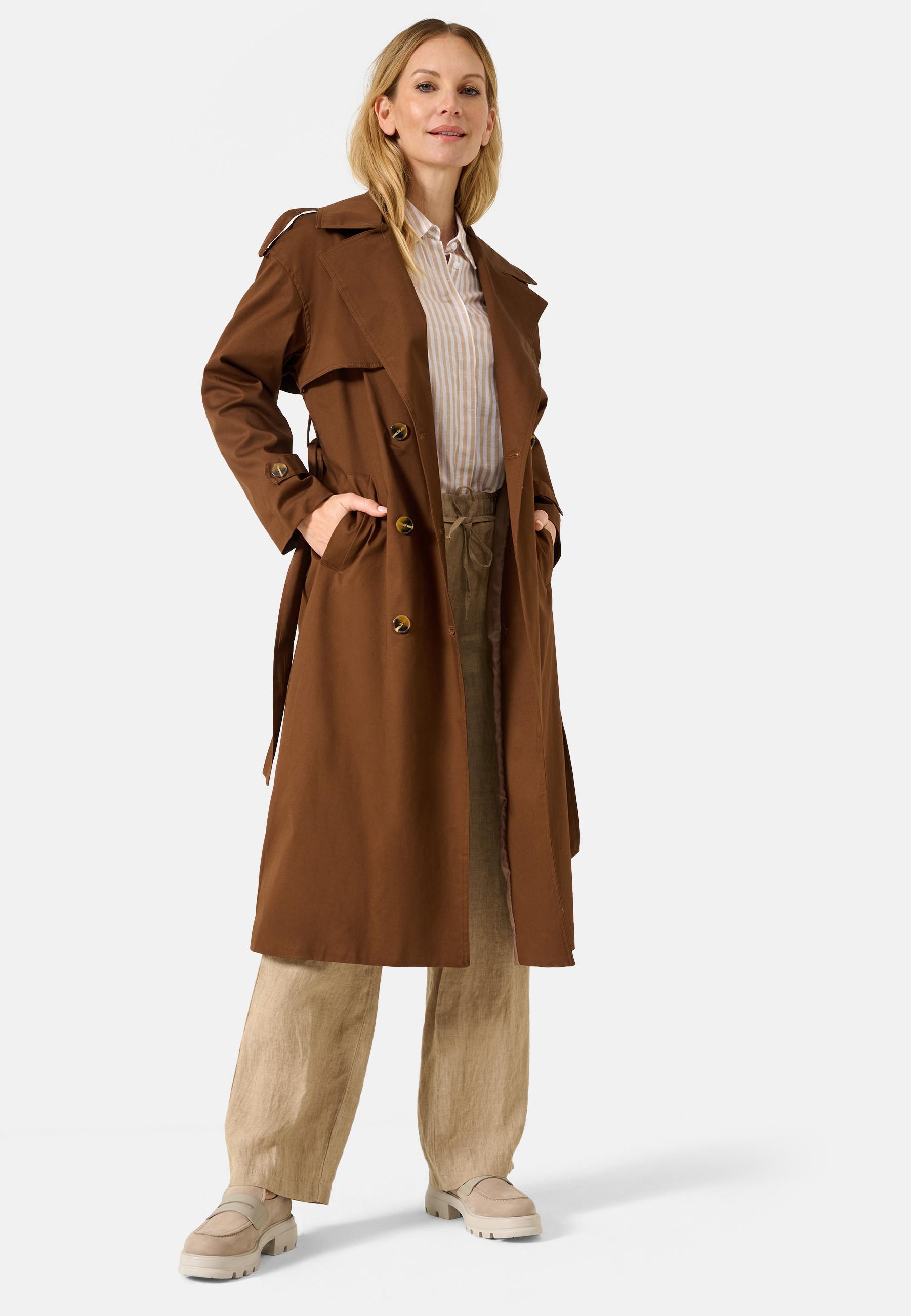 RICANO  Trench-coat s Greta, manteau à double boutonnage avec ceinture 