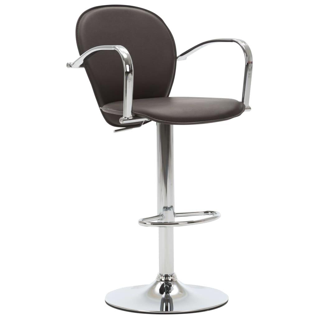 VidaXL Tabouret de bar cuir artificiel  