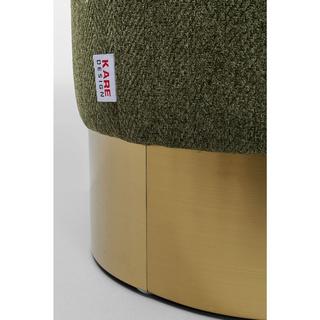 KARE Design Hocker Cherry Lina brass rund 35  