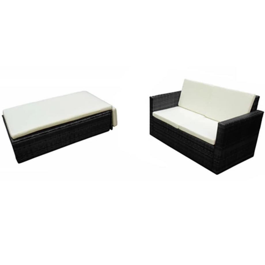 VidaXL Garten sofagarnitur poly-rattan  