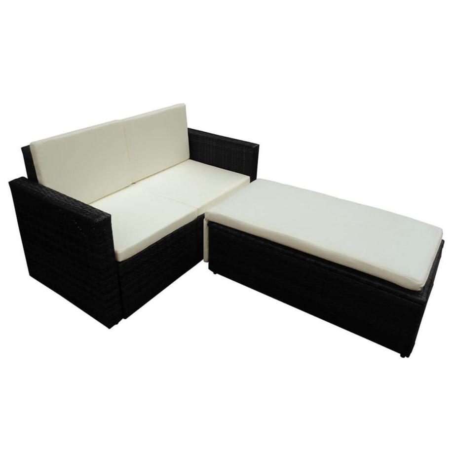 VidaXL Garten sofagarnitur poly-rattan  