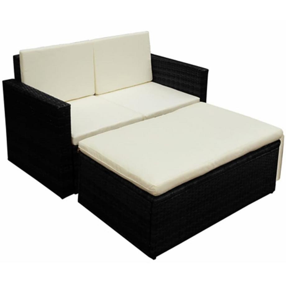 Garten sofagarnitur poly-rattan