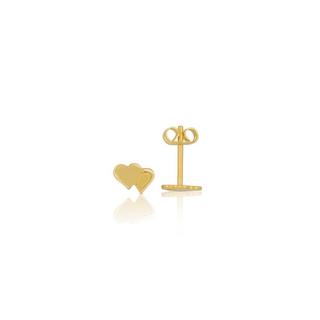 MUAU Schmuck  Ohrstecker Gelbgold 750, 6x7mm 