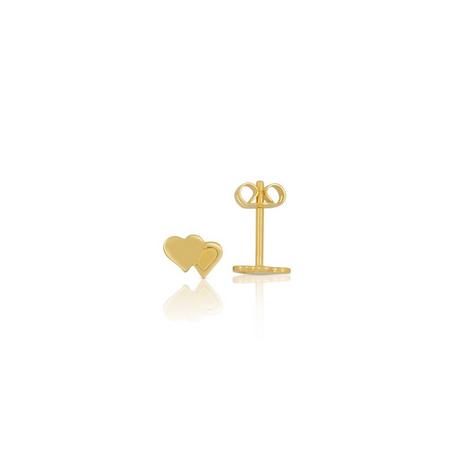 MUAU Schmuck  Ohrstecker Gelbgold 750, 6x7mm 