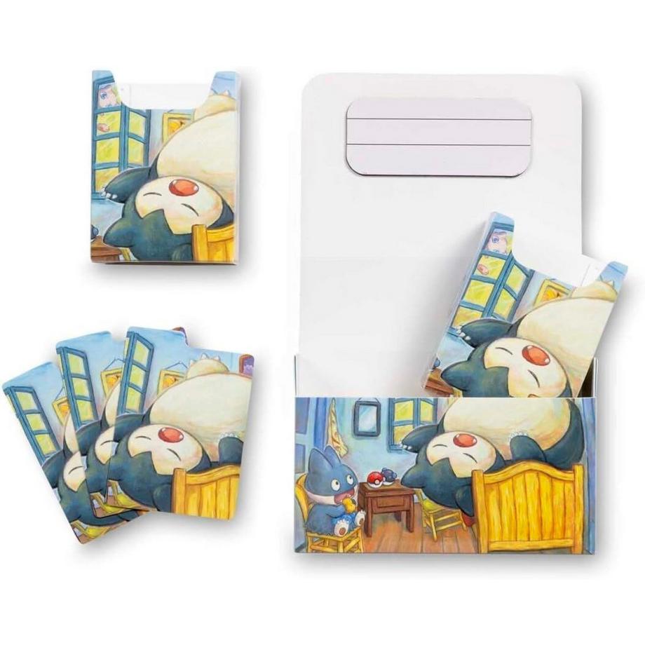 Pokemon  Center × Van Gogh Museum: Munchlax & Snorlax Inspired by The Bedroom Double Deck Box 