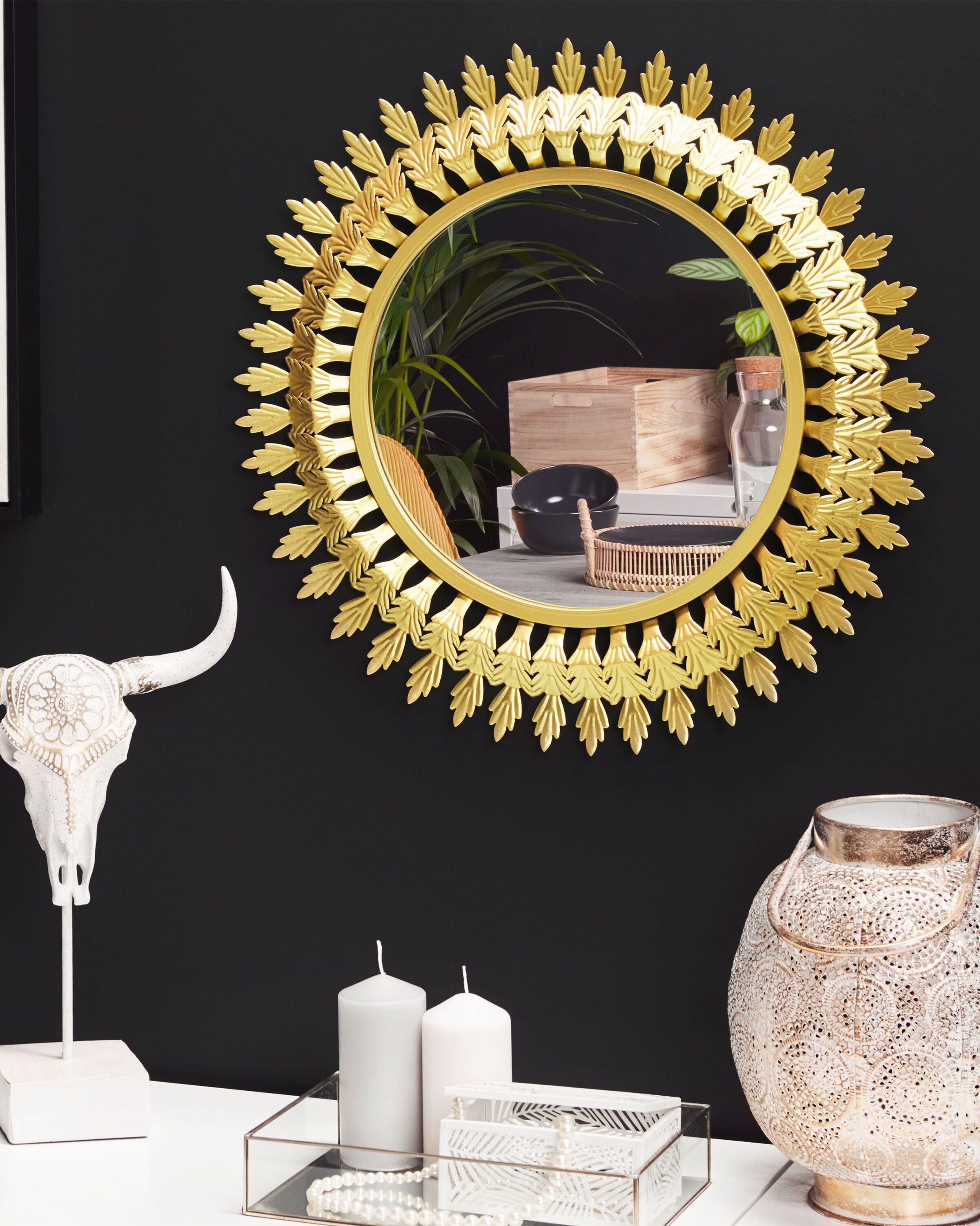 Beliani Miroir en Métal Glamour VOREY  